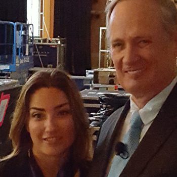 Dr. Vivian Roknian with her dad