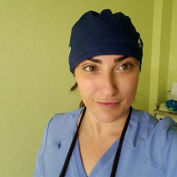 Dr. Roknian taking selfie
