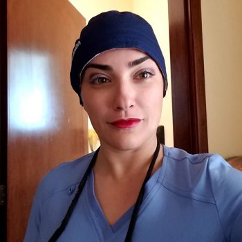 Dr. Vivian Roknian at the dentistry