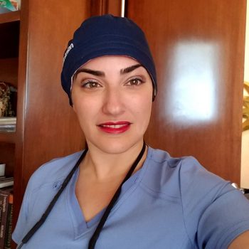 Dr. Vivian Roknian at the dentistry
