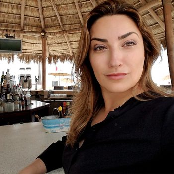 Dr. Vivian Roknian at the beach area