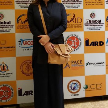 Dr. Vivian Roknian in black dress
