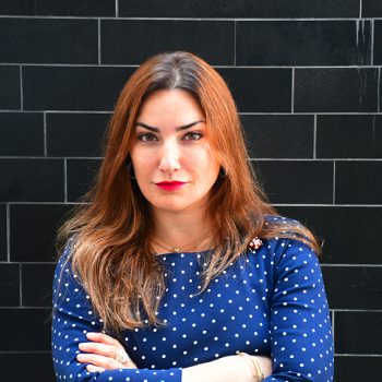 Dr. Vivian Roknian with brown hair