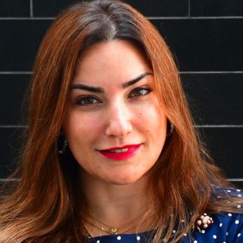 Dr. Vivian Roknian with brown hair