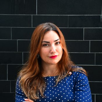 Dr. Vivian Roknian with brown hair