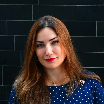 Dr. Vivian Roknian with brown hair