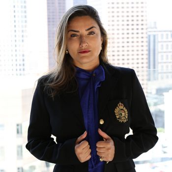 Dr. Vivian Roknian in black blazer